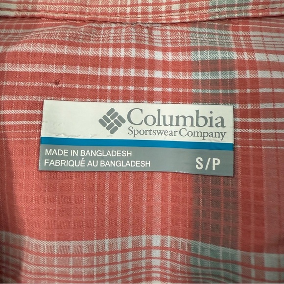 Women’s Columbia Plaid Button Down Long Sleeve Vented Outdoors Shirt Size Small - Picture 13 of 16
